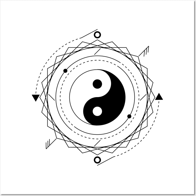 Yin Yang | Sacred Geometry Wall Art by CelestialStudio